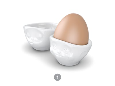 Tassen eggeglass,  2 pack