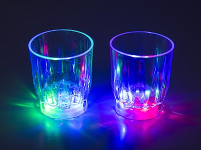 Blinkende Partyglas