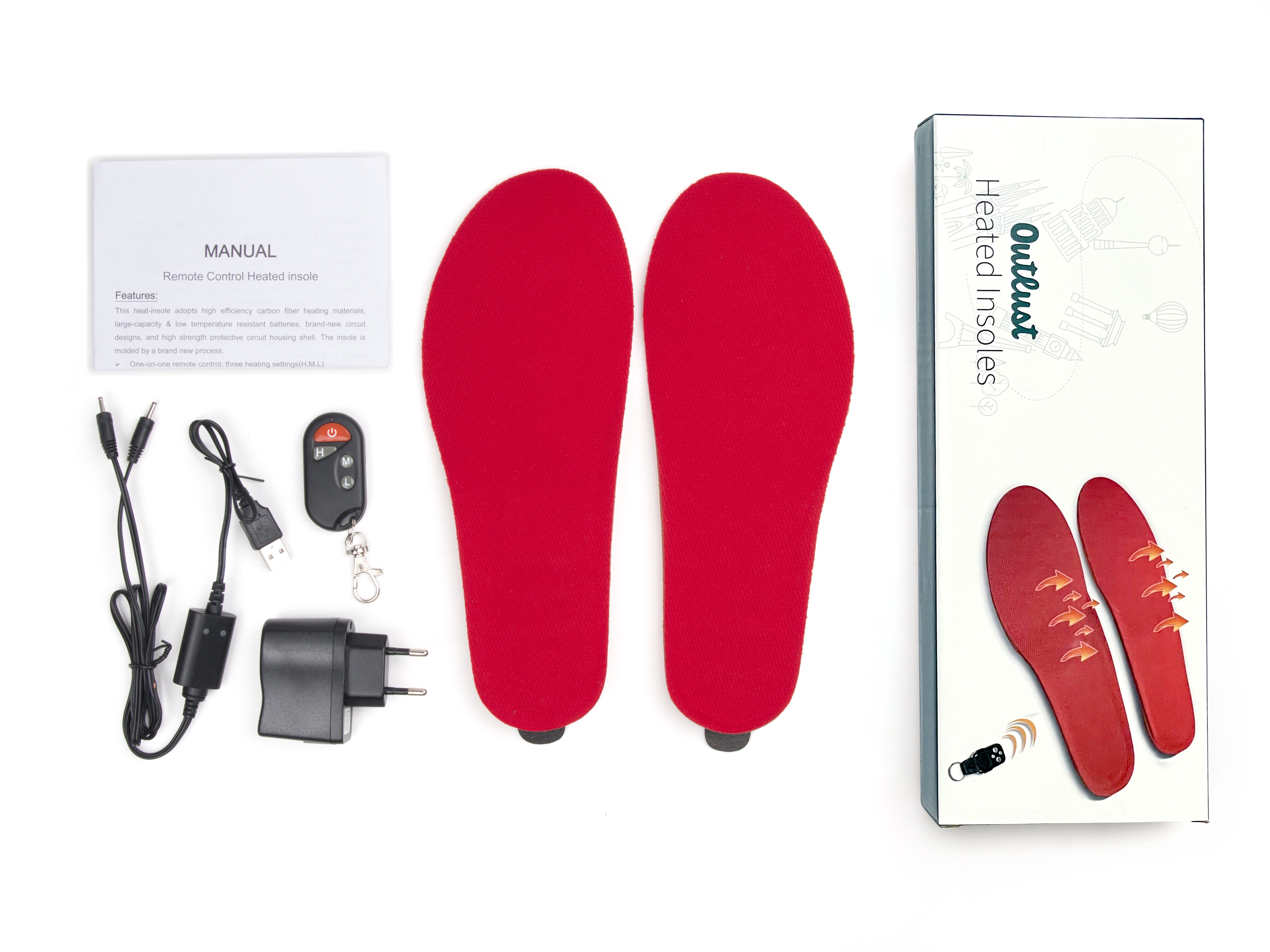 Genopladelige Varmesåler - Outlust