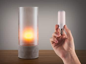 Flammende LED-pære