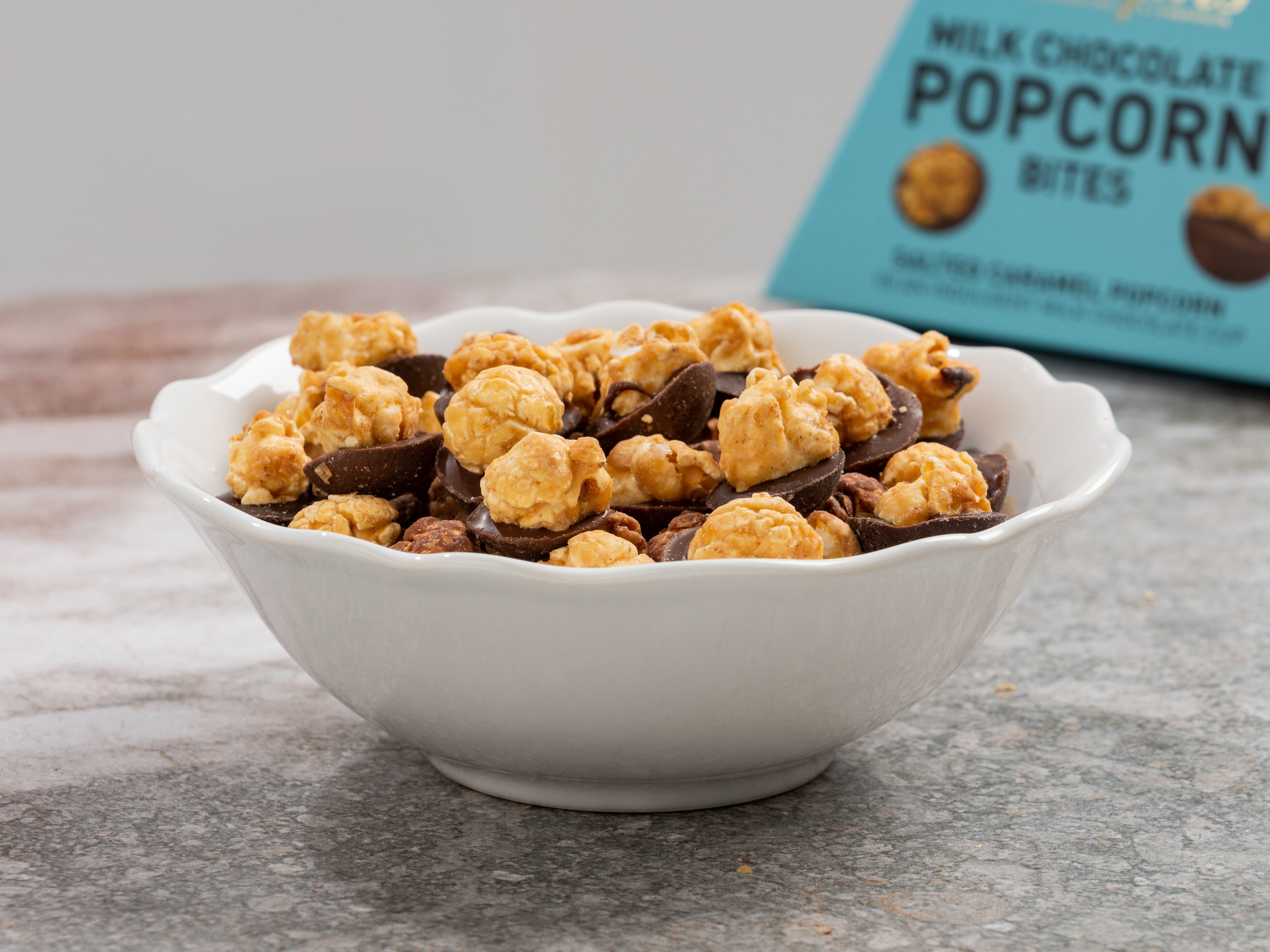 Joe & Seph's Caramel Popcorn med melkesjokolade