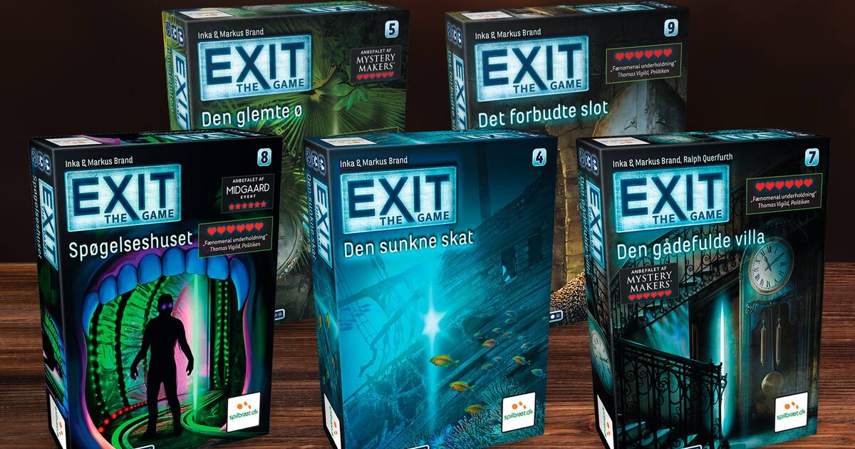Køb 🎁 EXIT: The Escape Room-spil ➡️ Online på Coolstuff🪐