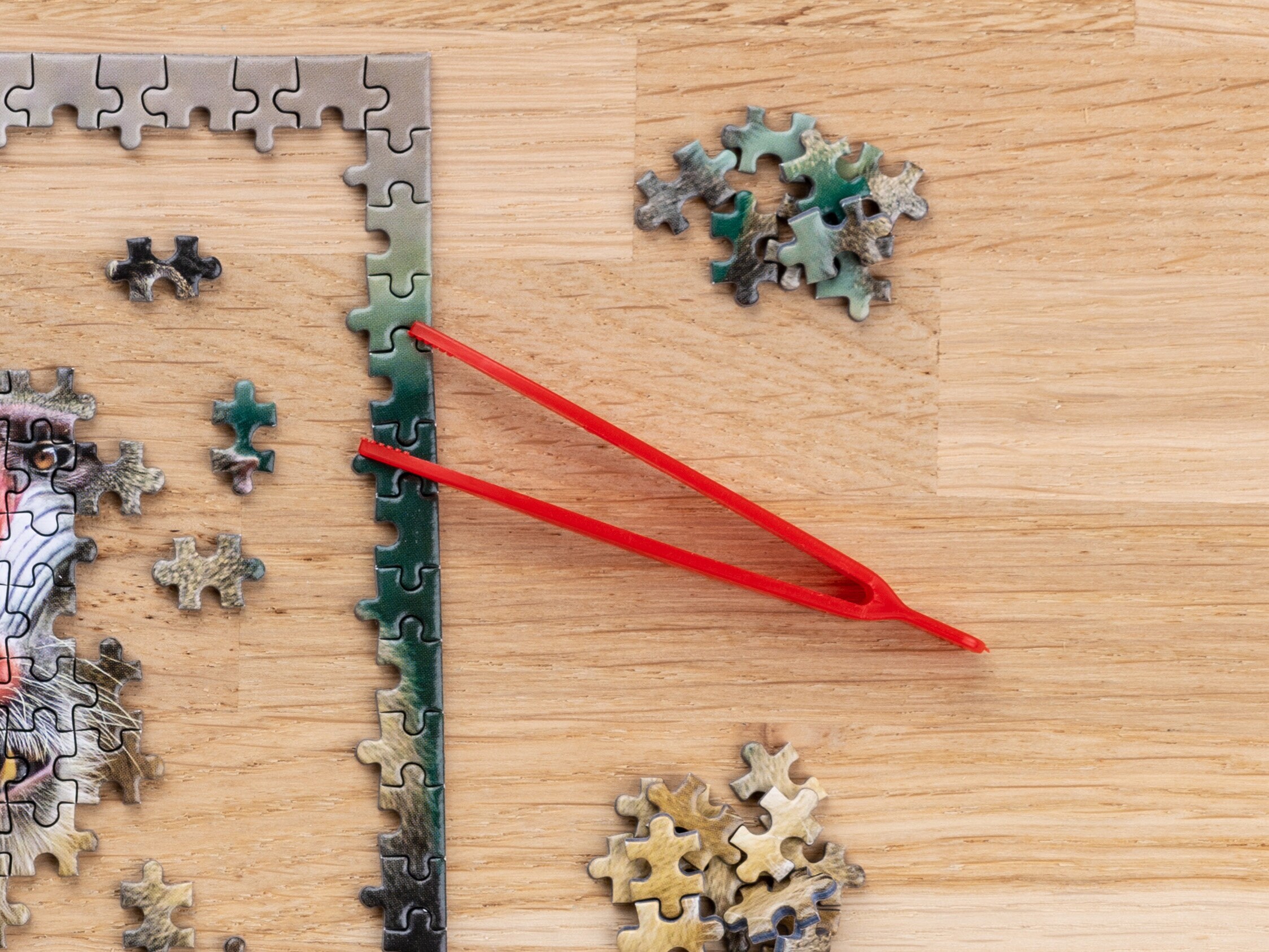 puslespill med små biter