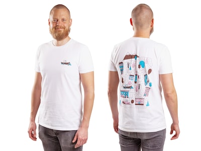 CarTrackZzz T-Shirt med Bilbana