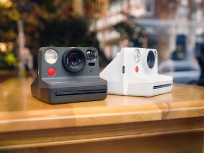polaroid kamera med selvutløser