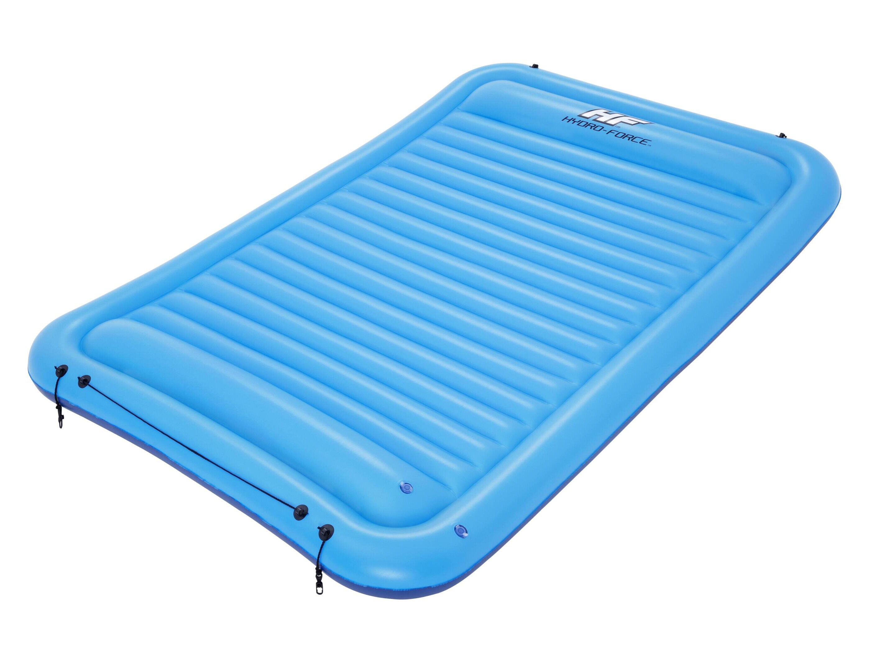 Aufblasbare Luft Matratze Floß Pool Luftpumpe, USB Recharageable, Blau