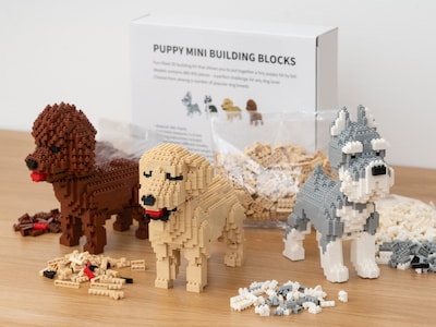 Hundehvalp Mini 3D-byggesæt