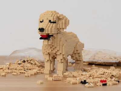 Hundewelpe Mini 3D-Bausatz
