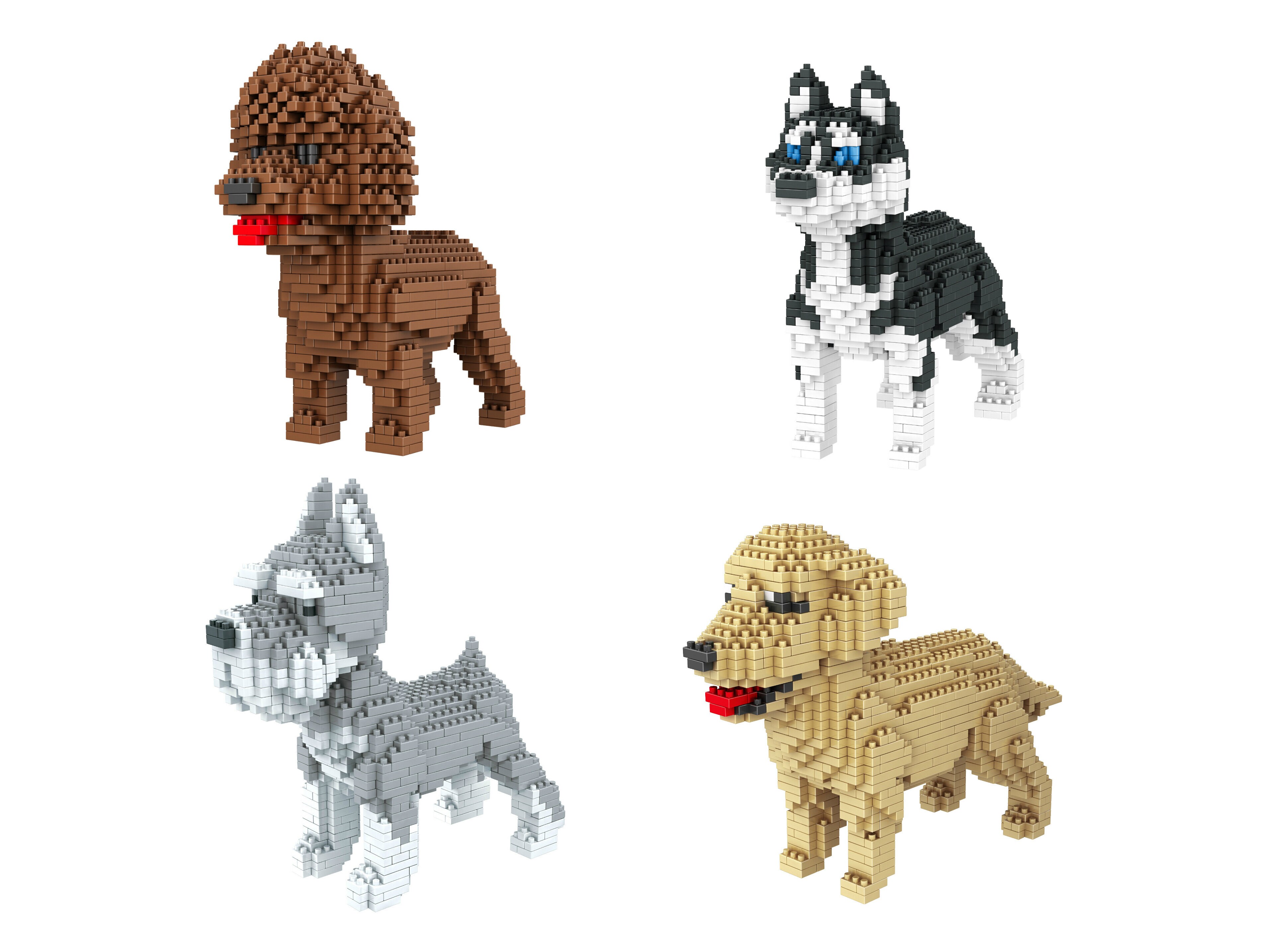 Koiranpentu Mini 3D-rakennussarja