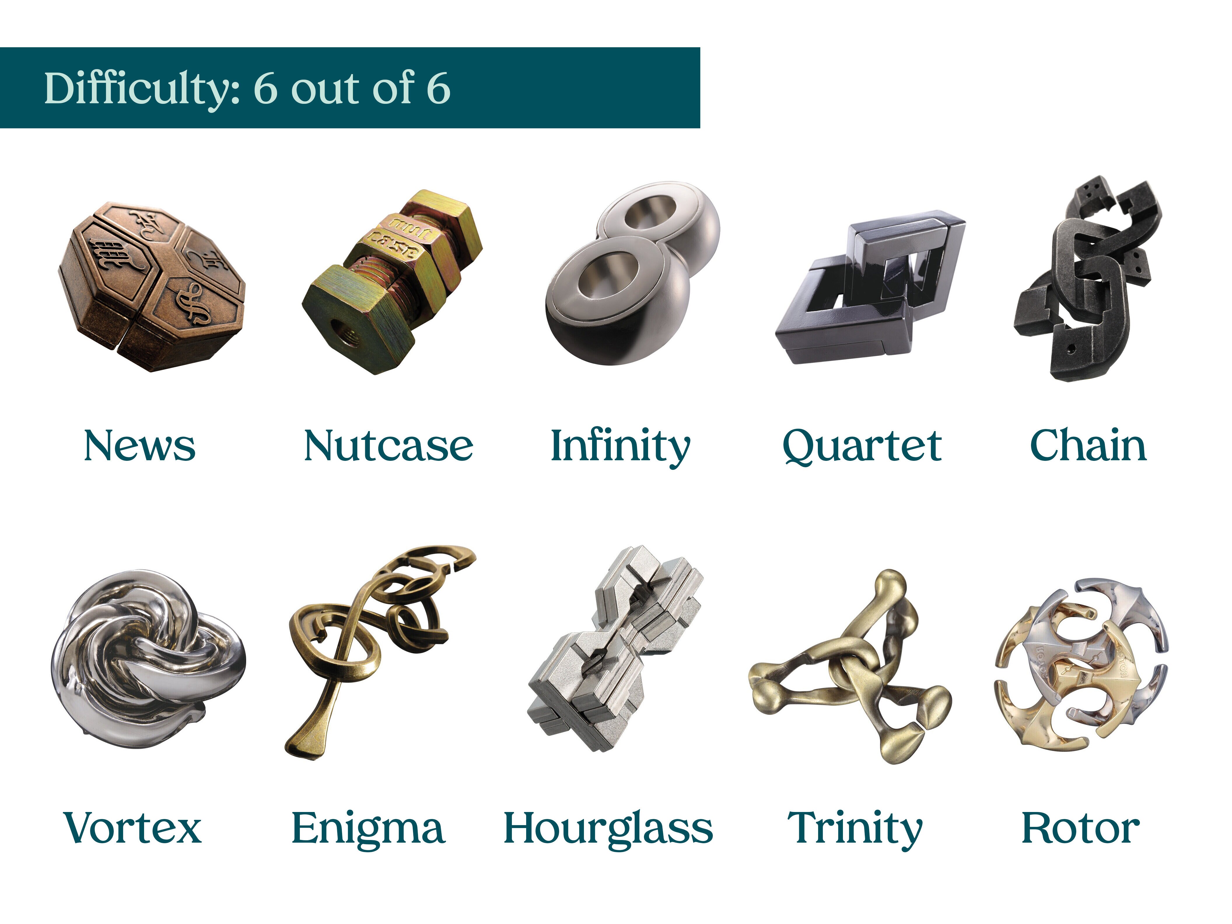 Huzzle Games Metallpussel Omöjlig