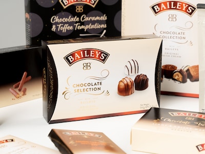 Presentlåda med Baileys-choklad