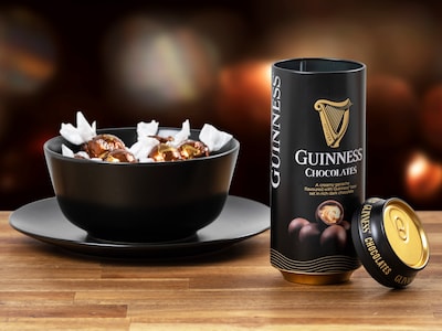 Guinness Dark Chocolate Truffles Can