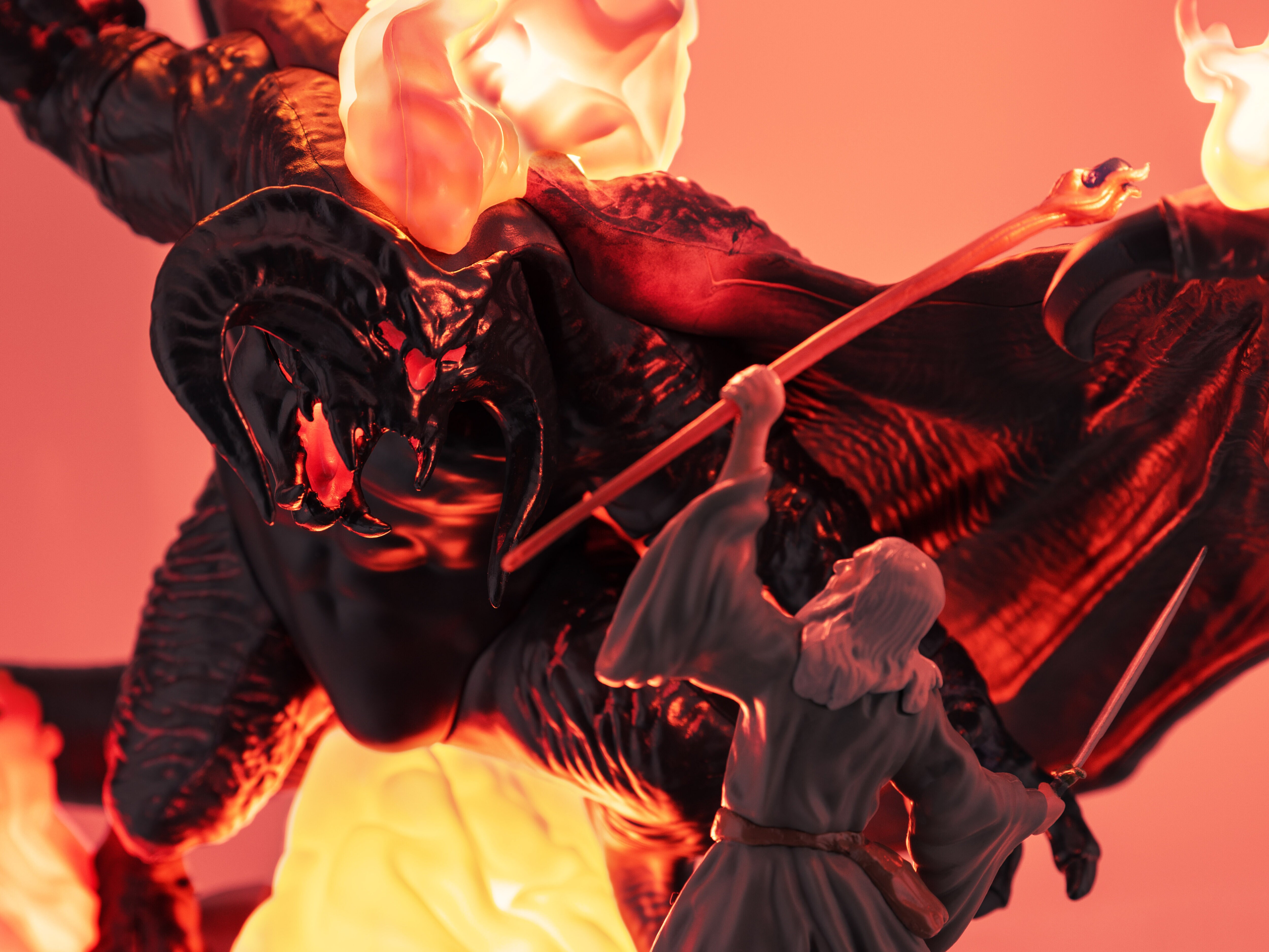 Ringenes herre Balrog vs. Gandalf-lampe