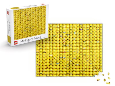 Lego Minifigure Faces-puslespill 1000 brikker