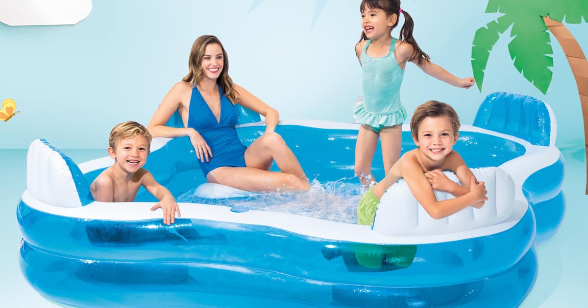 Tøj tilfredshed håber Køb 🎁 Family Lounge Oppustelig Pool - Intex ➡️ Online på Coolstuff🪐