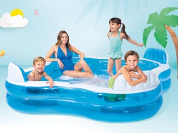 Oppblåsbart basseng - Intex Family Lounge