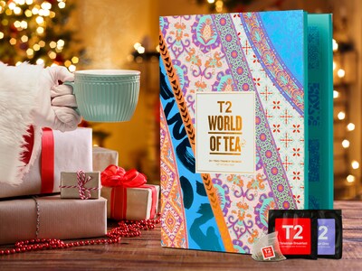 joulukalenteri joka sisältää teetä