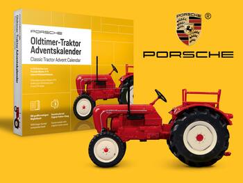 Porsche Adventskalender Oldtimer-Traktor