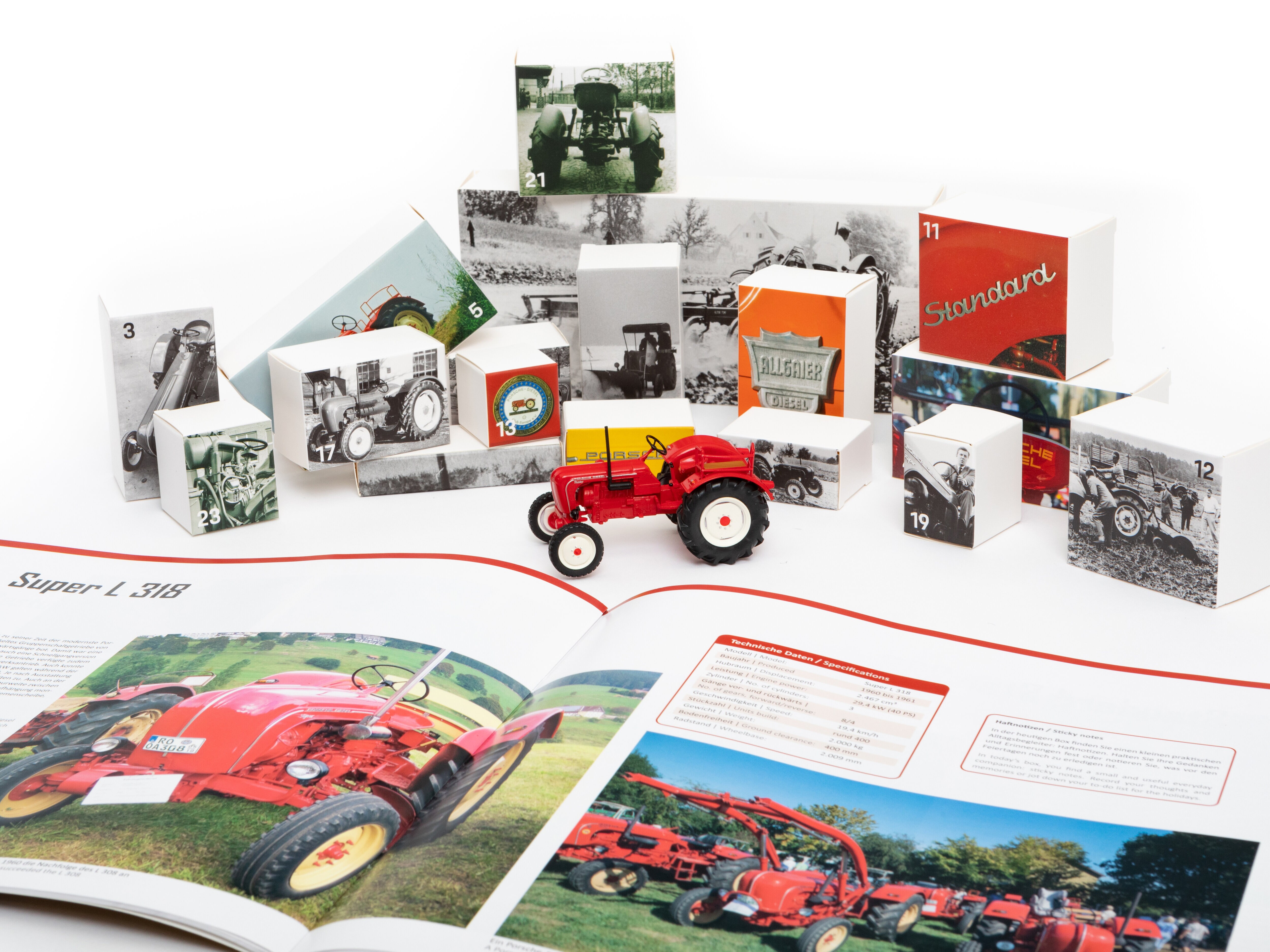 Porsche traktor adventskalender