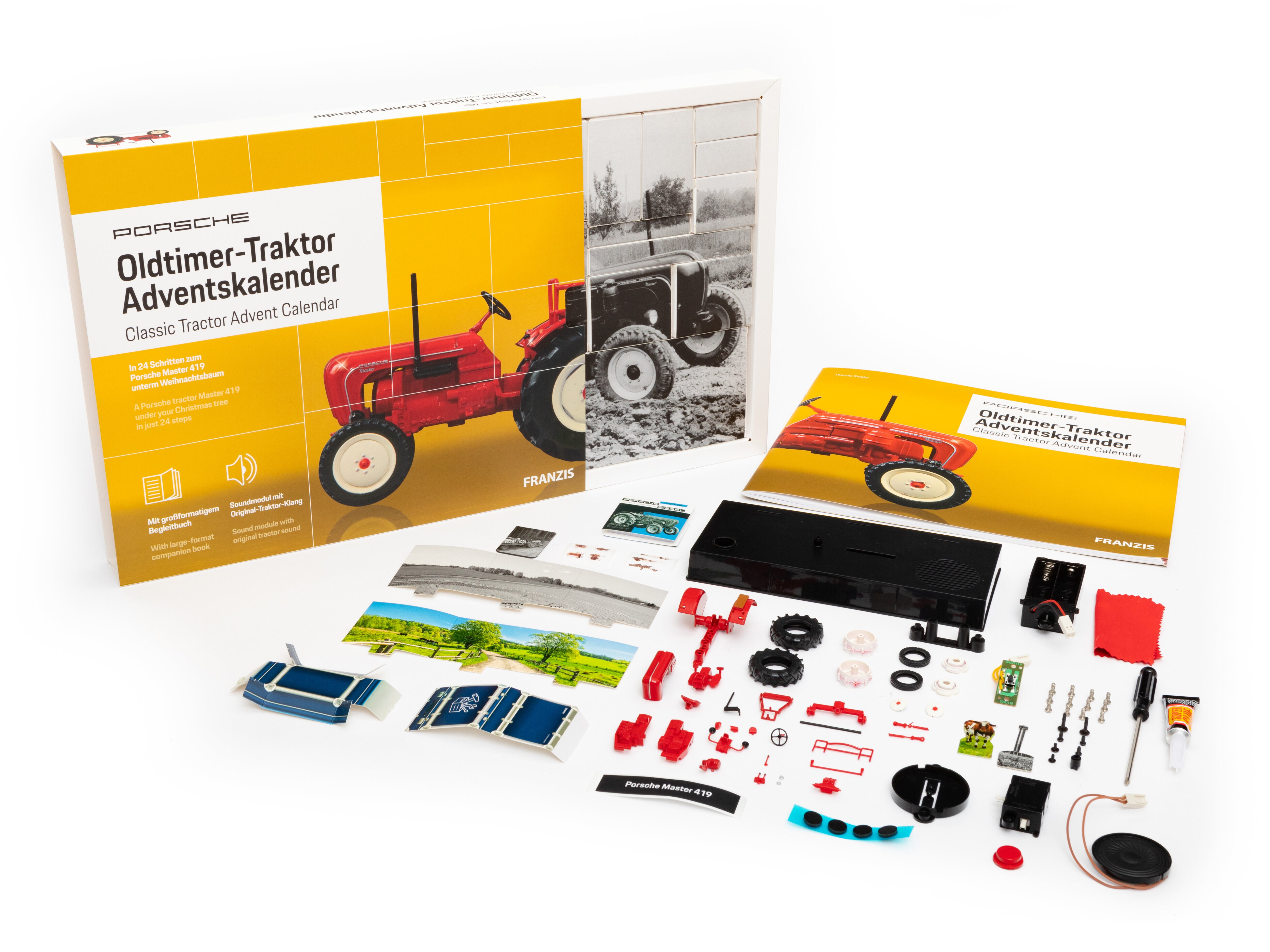 Porsche Traktor Adventskalender