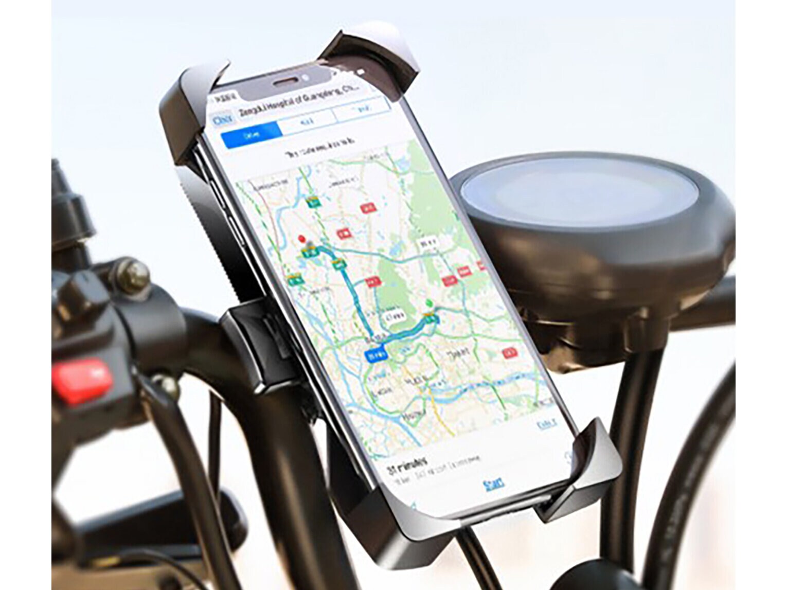 kännykkäteline polkupyörää varten