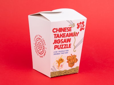 Fizz Creations Chinese Takeaway Double-Sided Puzzle