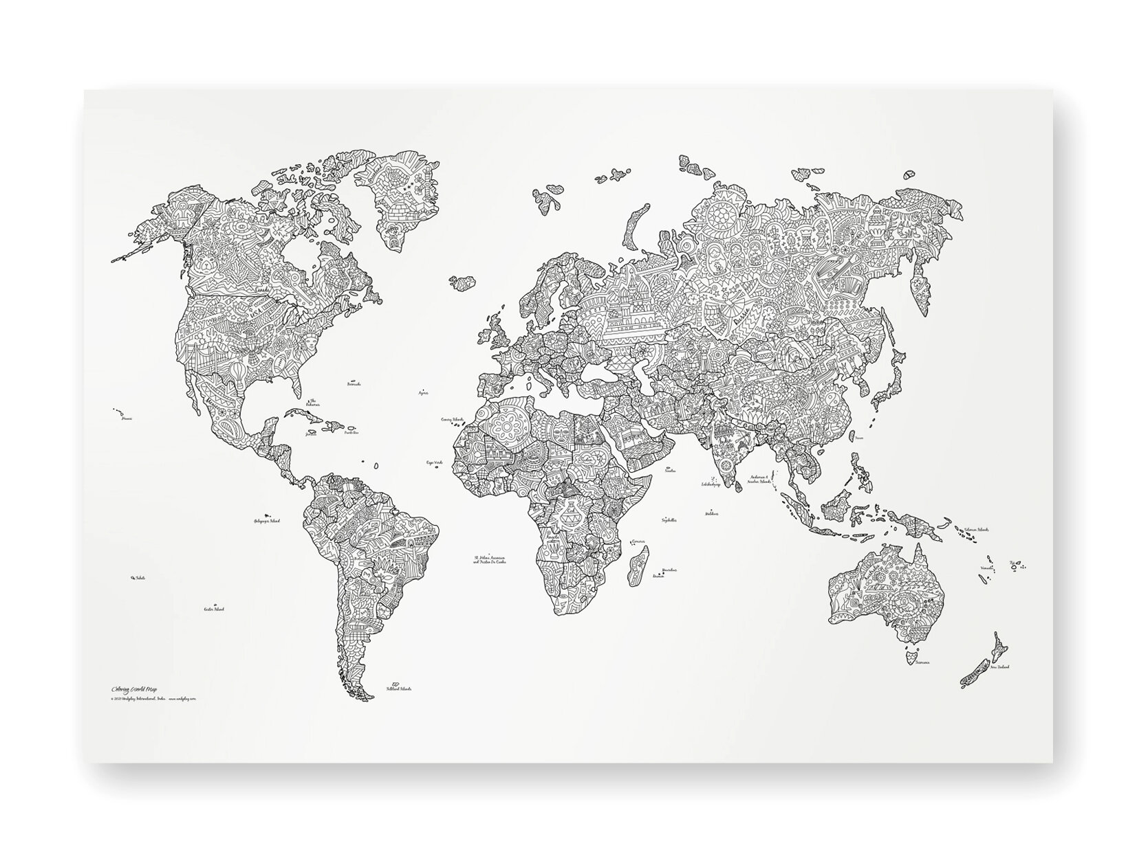 Globetrotter ausmalen