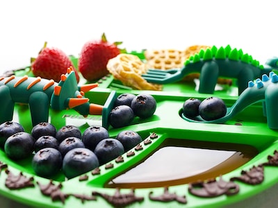 Kinderteller mit Fächern