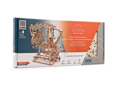 Ugears 3D-Puzzle aus Holz - Murmelbahn