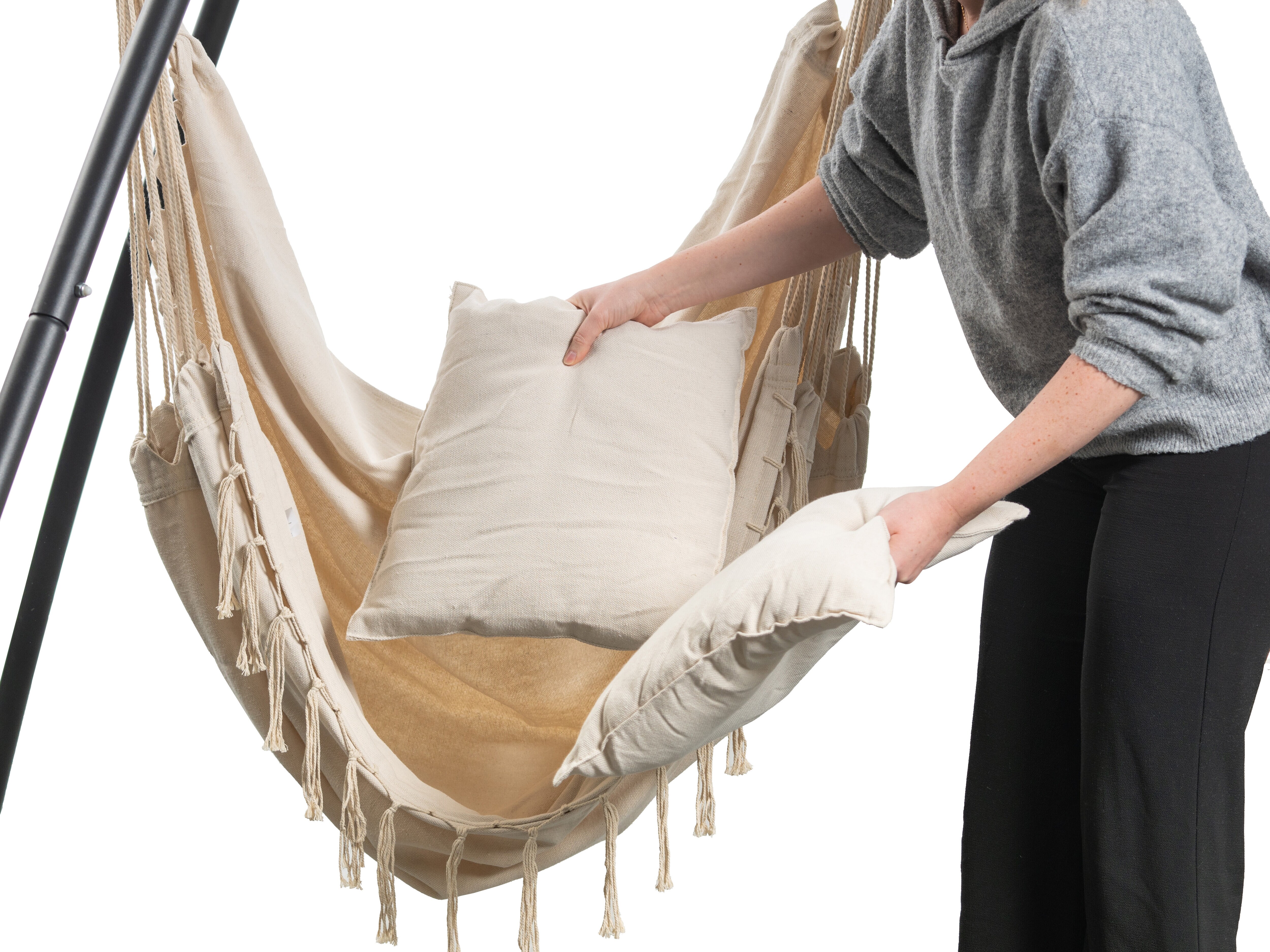 hængestol udendørs