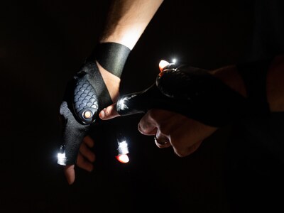 handschuhe mit eingebauter taschenlampe