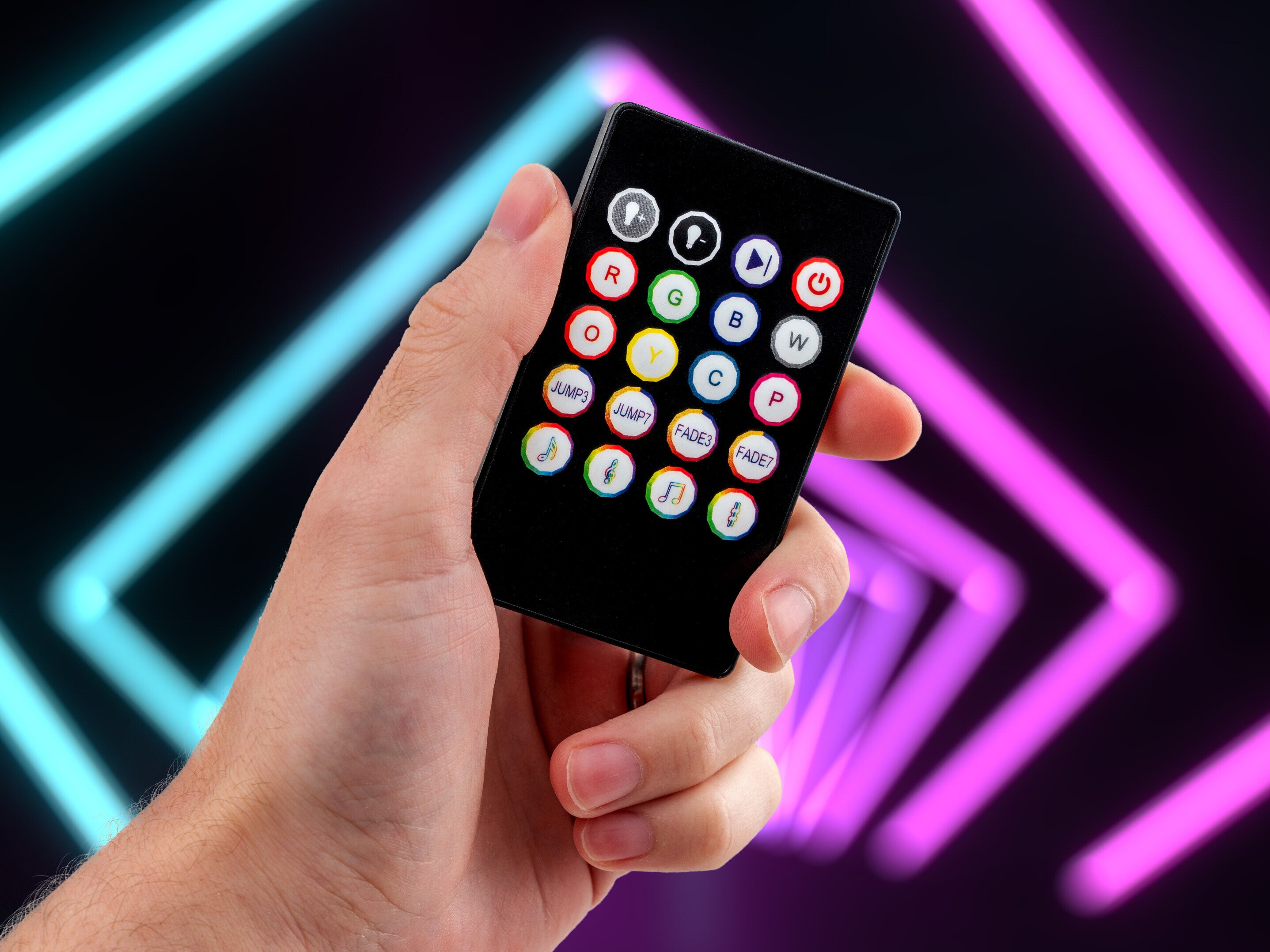 lyslenke musikkstyrt