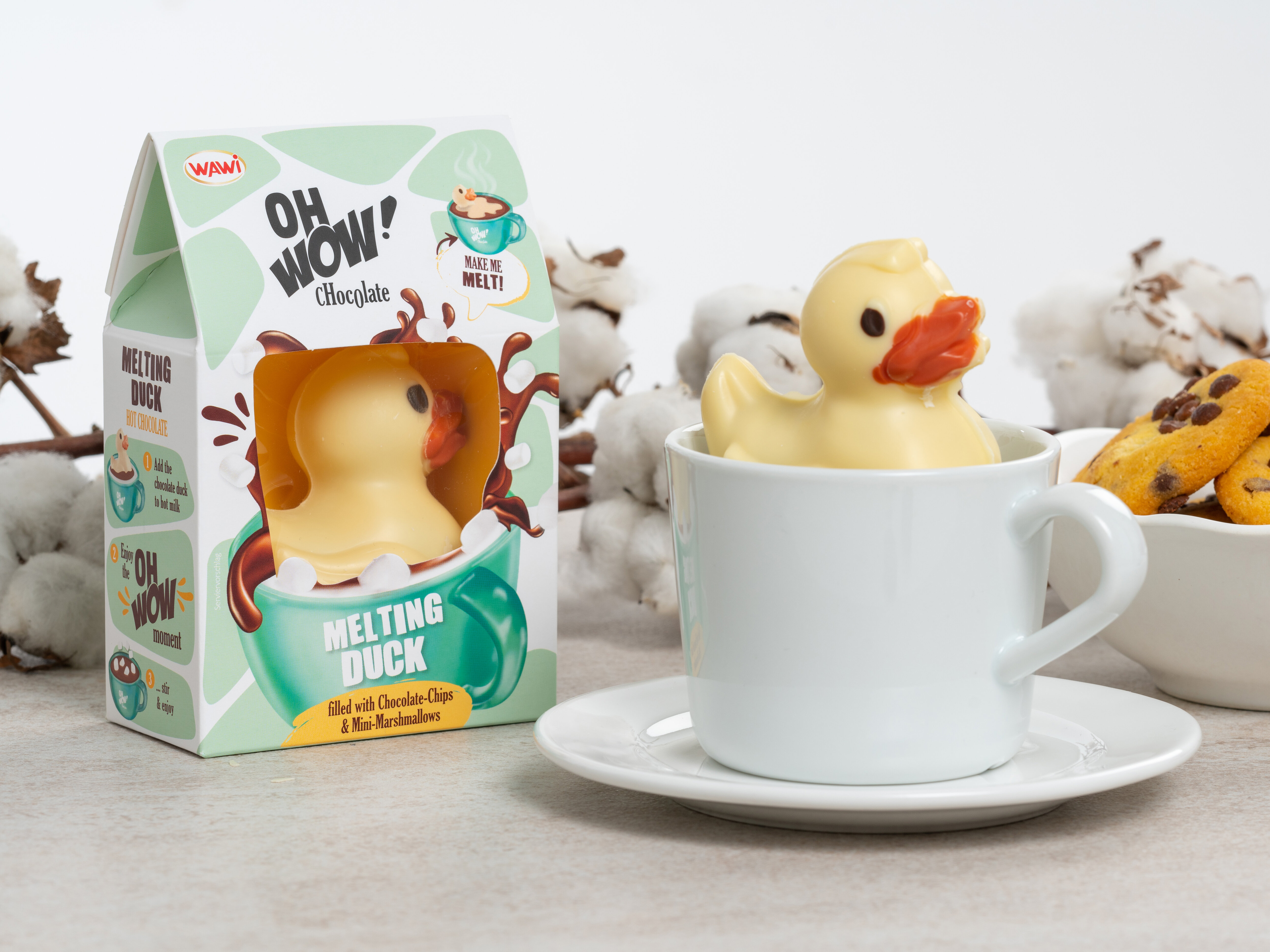 Smeltende And til Varm Chokolade