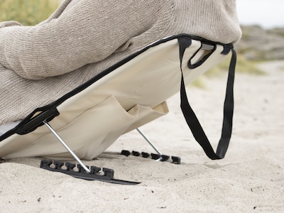 strandmatta med ryggstöd