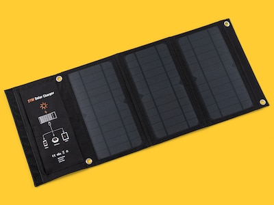 Faltbare Solarplatte