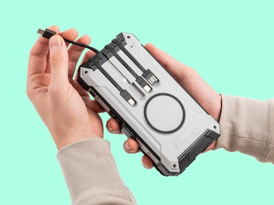 Powerbank med Solcellsladdare