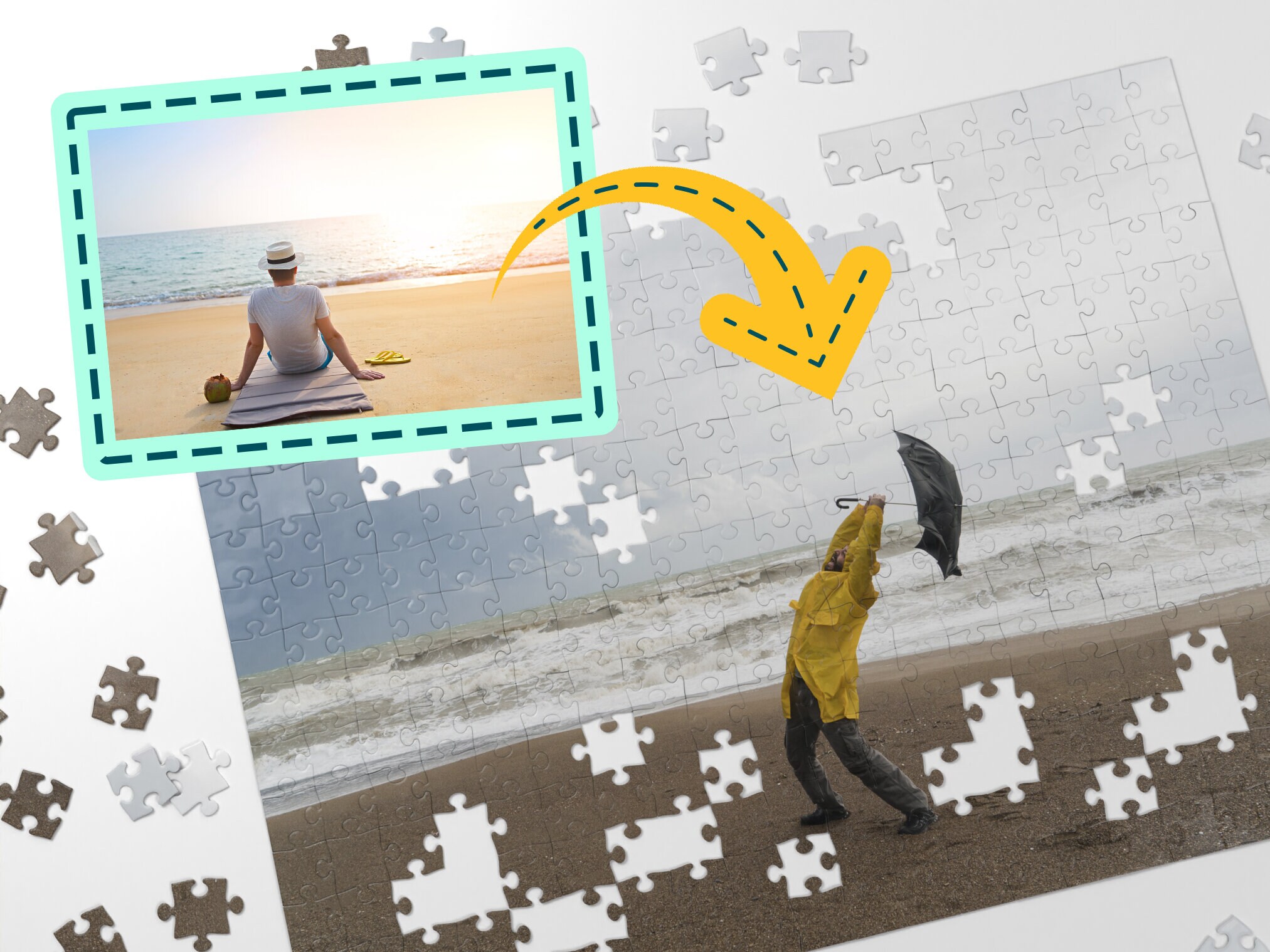 300 brikker puslespil