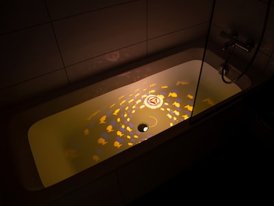 discolampe til  badekar