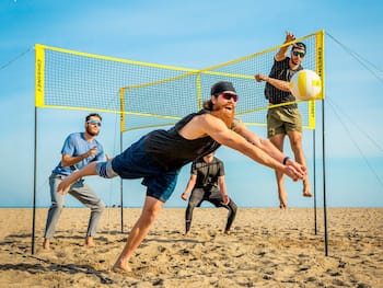 Crossnet Volleyball-Spiel