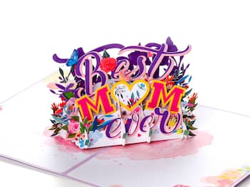 3D pop up-kort – Best Mom Ever