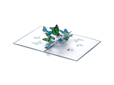 Pop-Up-Karte - Schmetterlinge