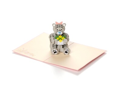 Pop-Up-Karte - Teddybär