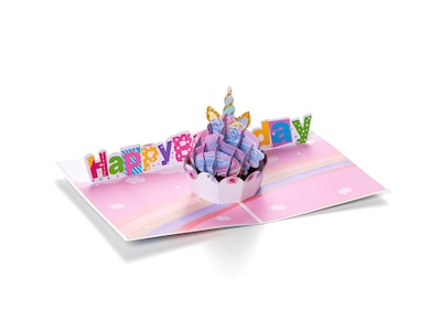 Pop-Up-Karte - Geburtstagskarte Mit Einhorn