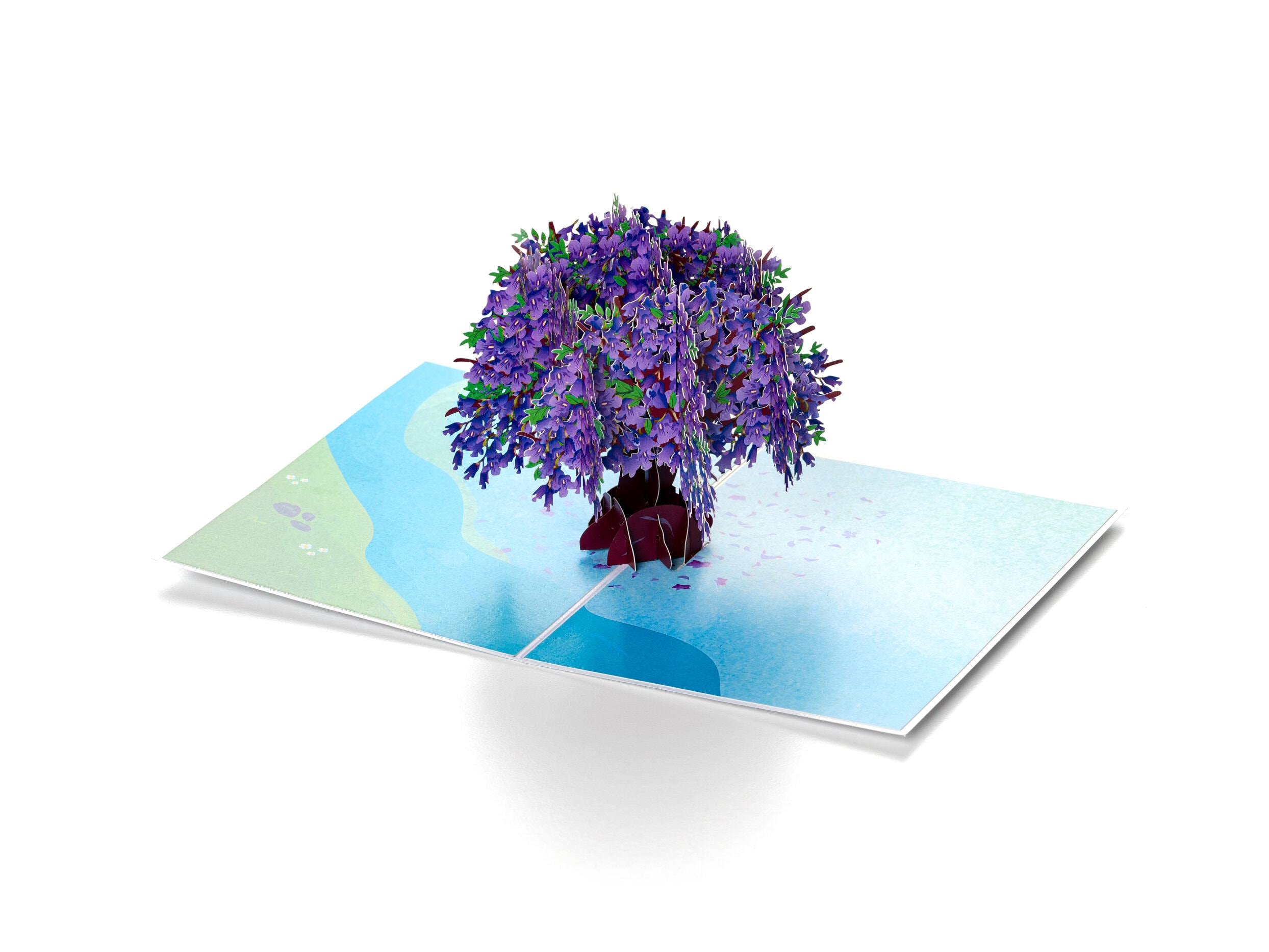 Pop Up-kort - Blommande Jakaranda