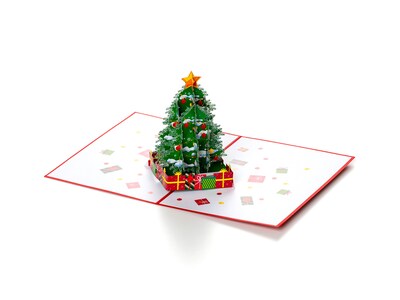 Pop Up-kort - Julkort med Julgran