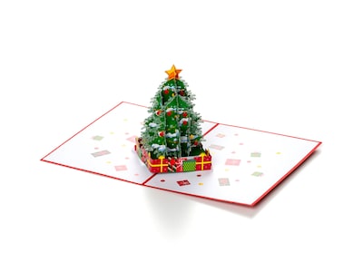 Pop-Up-Karte - Weihnachtskarte Mit Weihnachtsbaum