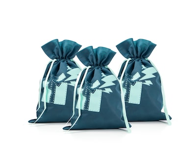 Grün-Blaue Geschenktüten 3er-Pack