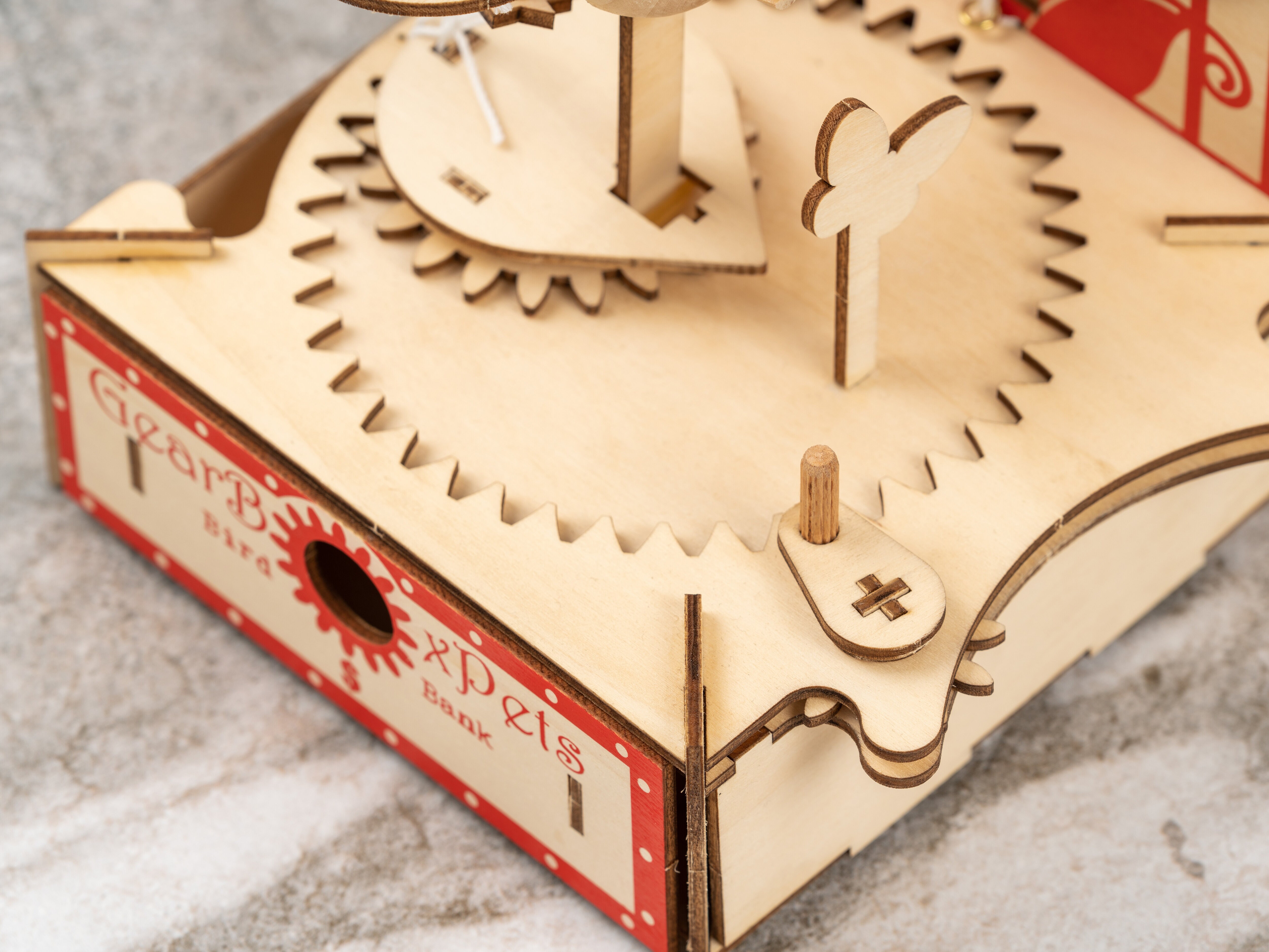 mekanisk træpuslespil