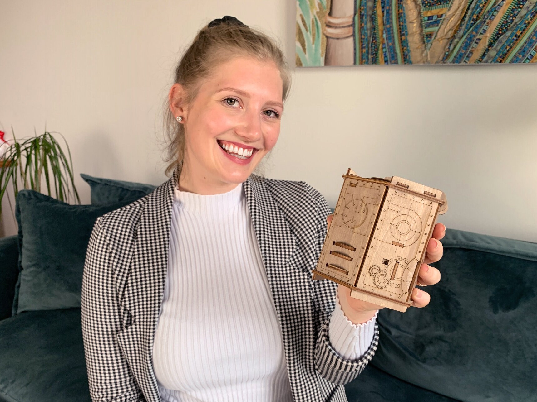 mekaaninen puinen palapeli