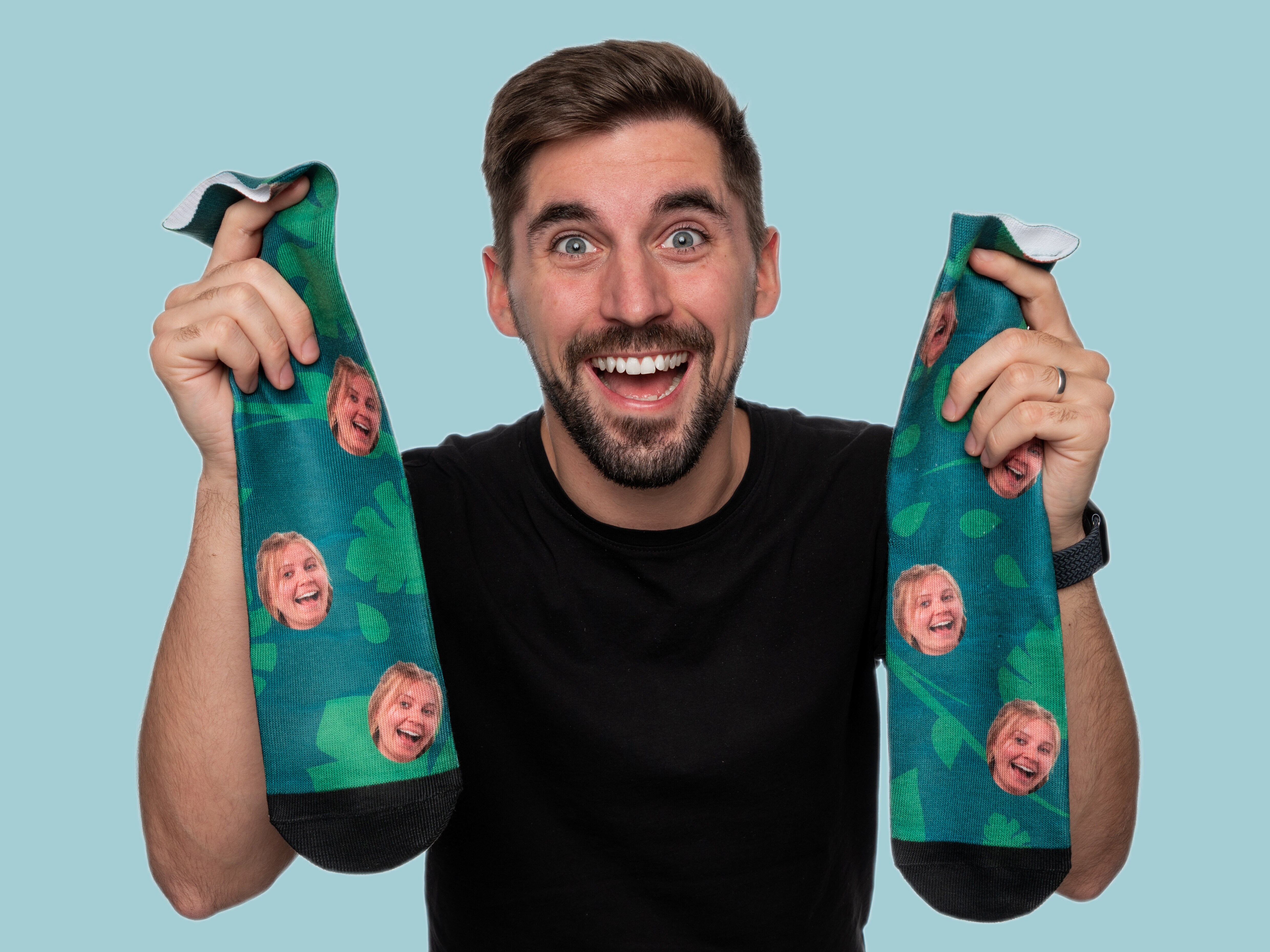 sokker med eget bilde